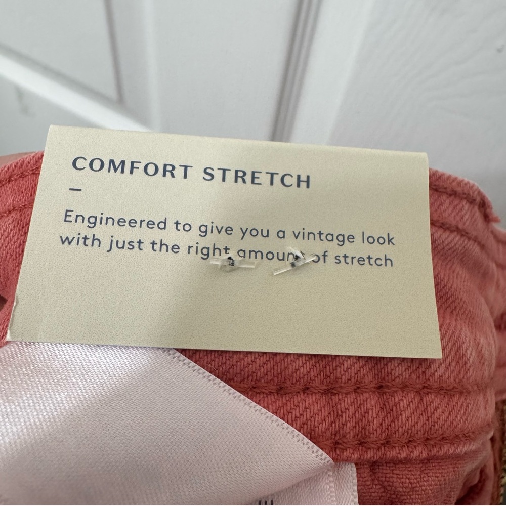 Universal Thread Sailor Wide-Leg Jeans Women’s Size 8 Coral-Red High-Rise Pants - Picture 12 of 13